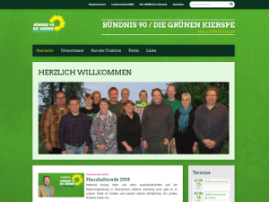 Screenshot: www.gruene-kierspe.de